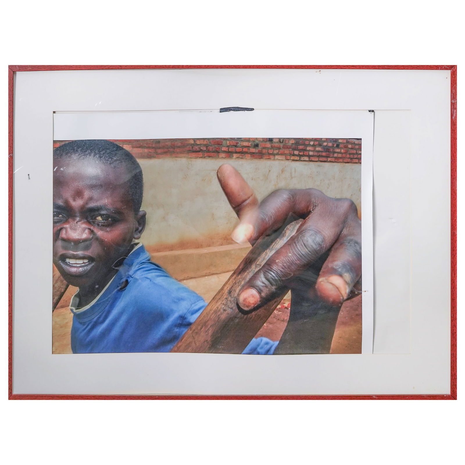 Att. Steve McCurry Large Photo Print: Att. Steve McCurry Large Photo PrintLate 20th-early 21st century, AmericanA large portrait photography print attributed to photographer Steve McCurry.Provenance: Purchased storage unit with Purvis You