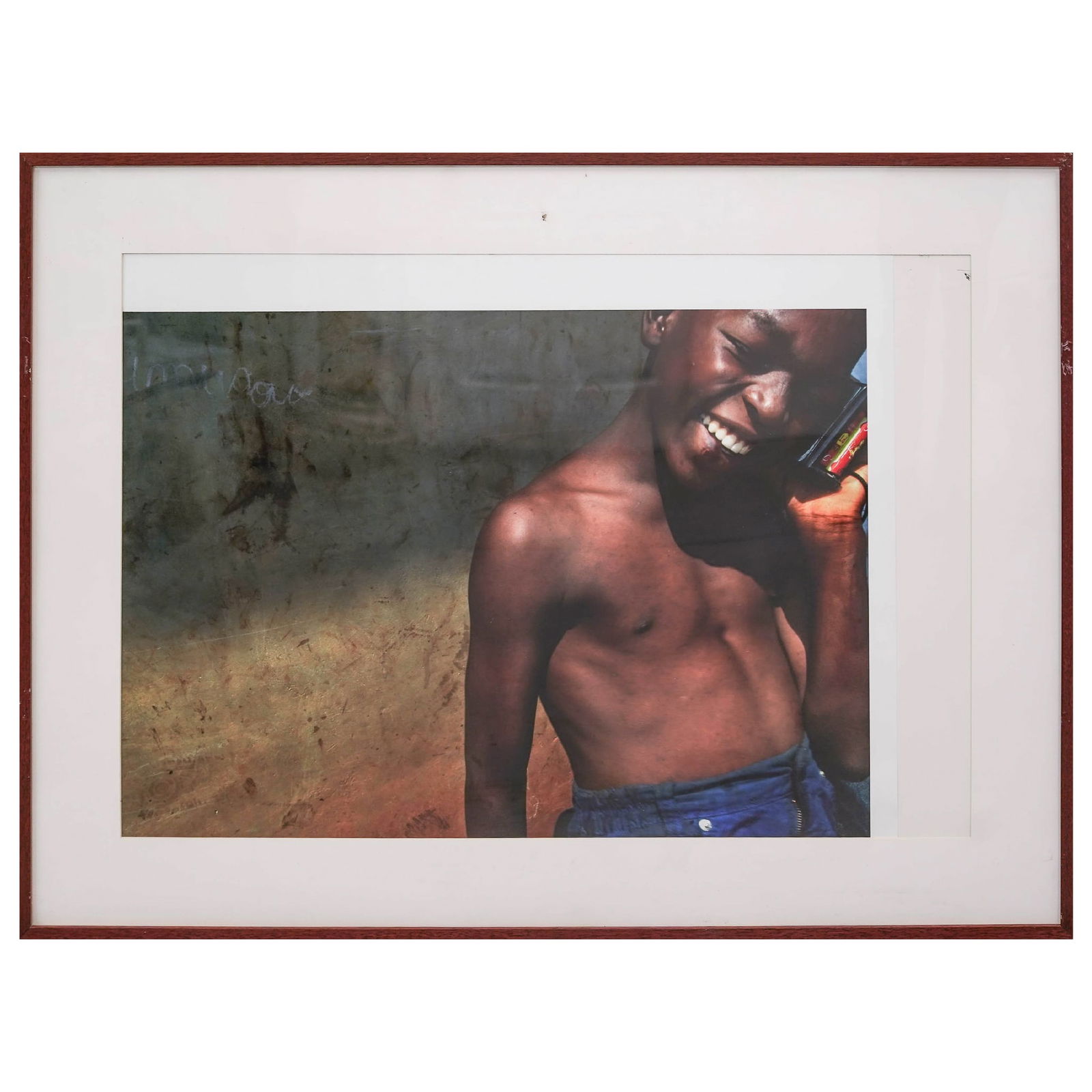 Att. Steve McCurry Large Photo Print: Att. Steve McCurry Large Photo PrintLate 20th-early 21st century, AmericanA large portrait photography print attributed to photographer Steve McCurry.Provenance: Purchased storage unit with Purvis You