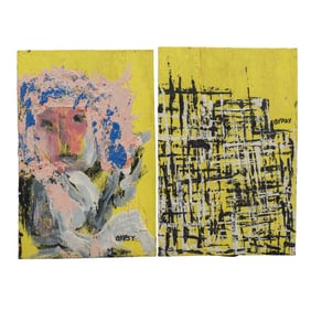 Yaz Paintings From Purvis Young Personal Art Collection