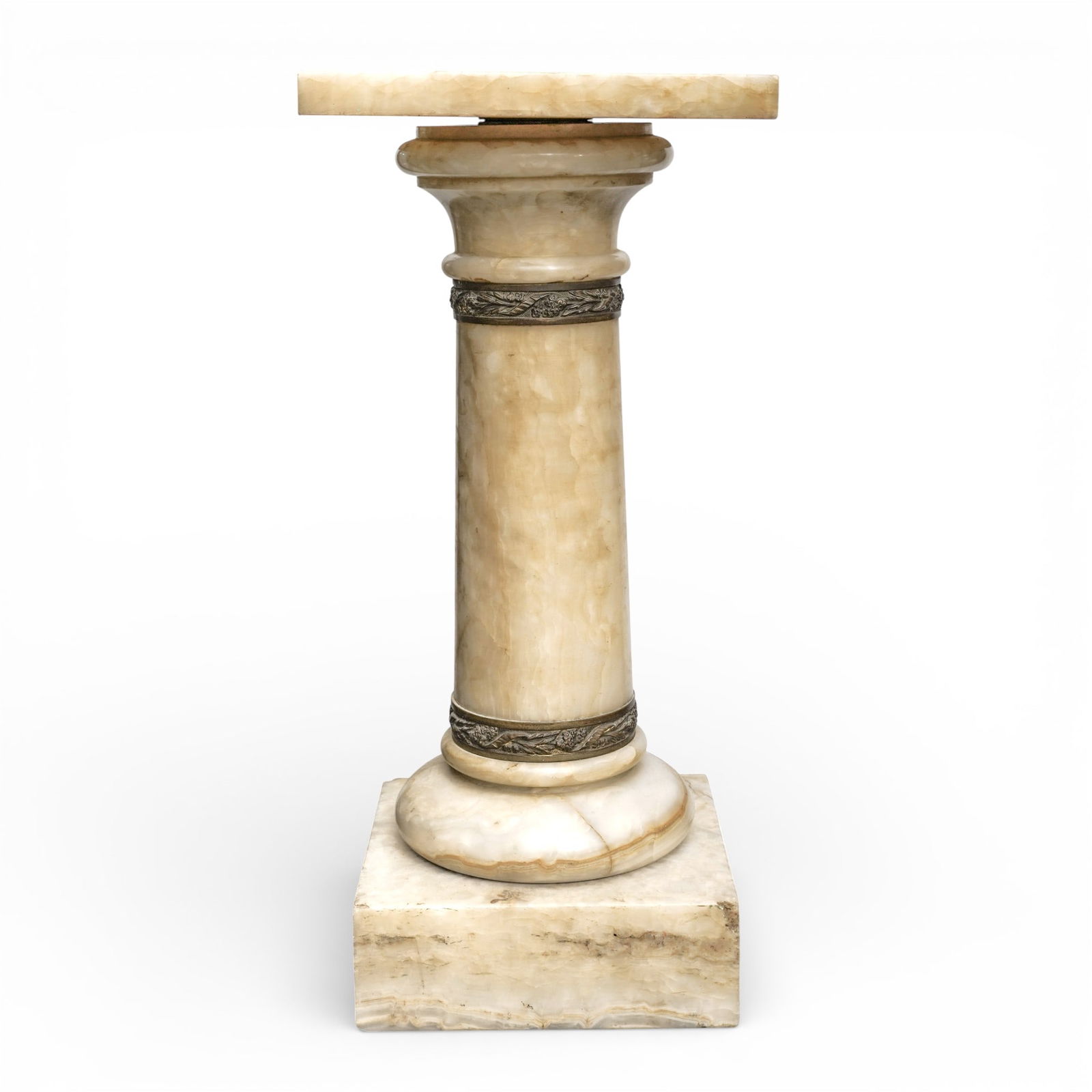 Neoclassical Carved Marble Pedestal (1 of 10)