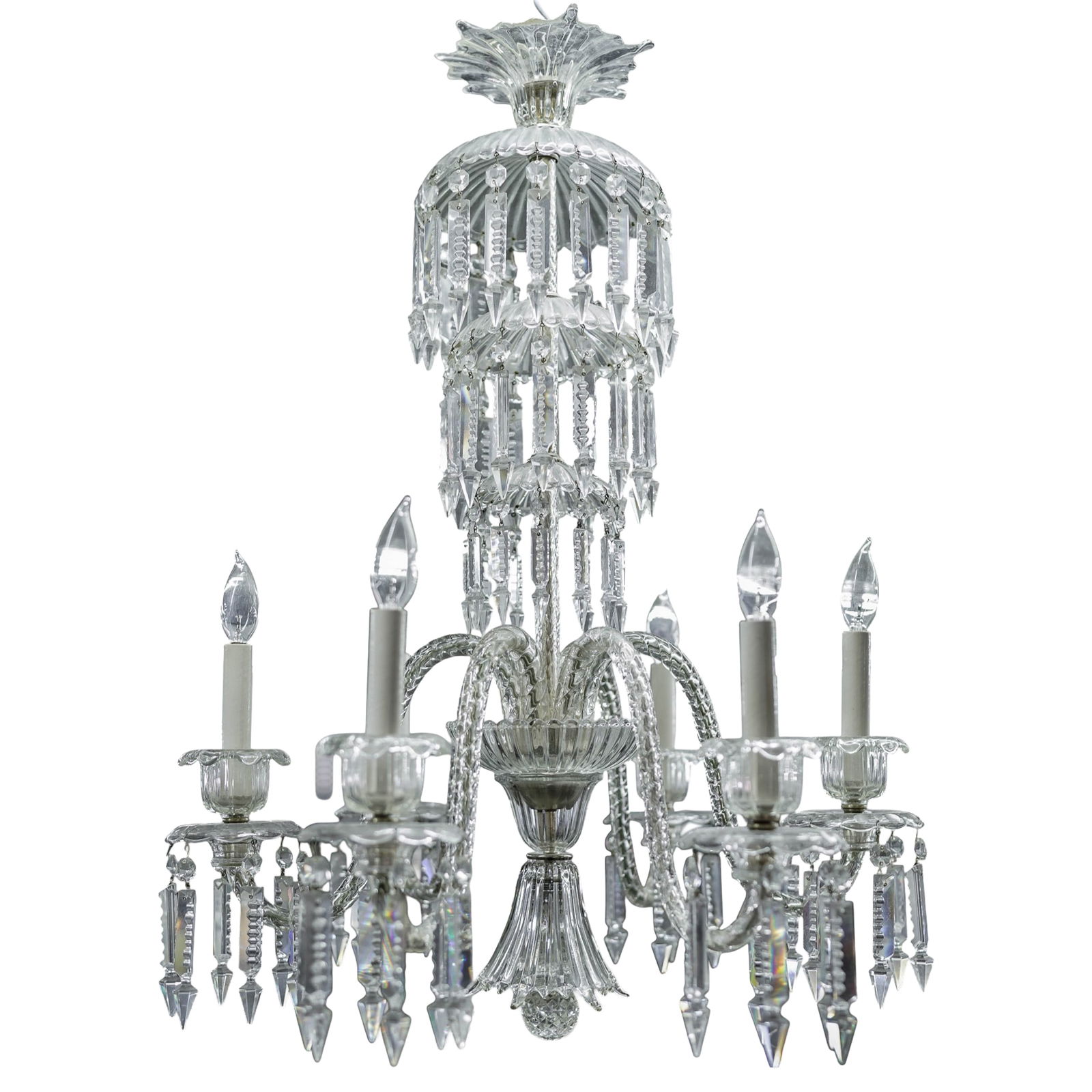 French Crystal Multi-Arm Crystal Chandelier (1 of 5)