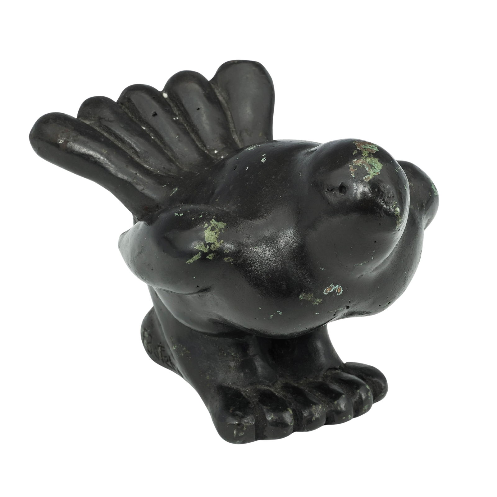 Fernando Botero Style Bronze Sculpture "Bird of Peace" (1 of 6)