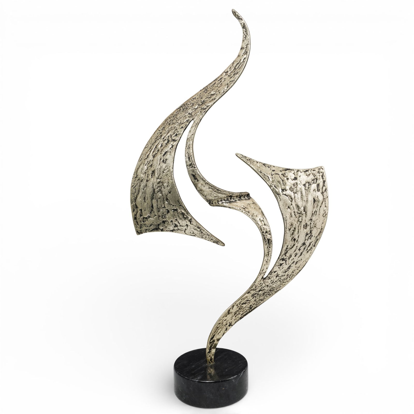 Postmodern Abstract Mixed Metal Sculpture (1 of 7)