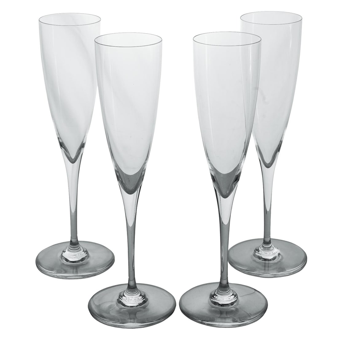 (4 pcs) Baccarat Champagne Flutes (1 of 5)