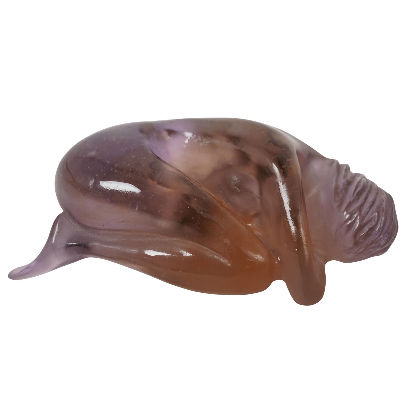 Daum Crystal Sculpture Patte De Verre Limited Edition Female Nude: Daum Crystal Sculpture Patte De Verre Limited Edition Female Nude20th century, FrenchDaum Crystal Sculpture of a nude female, limited edition, created using the rare Patte De Verre technique character