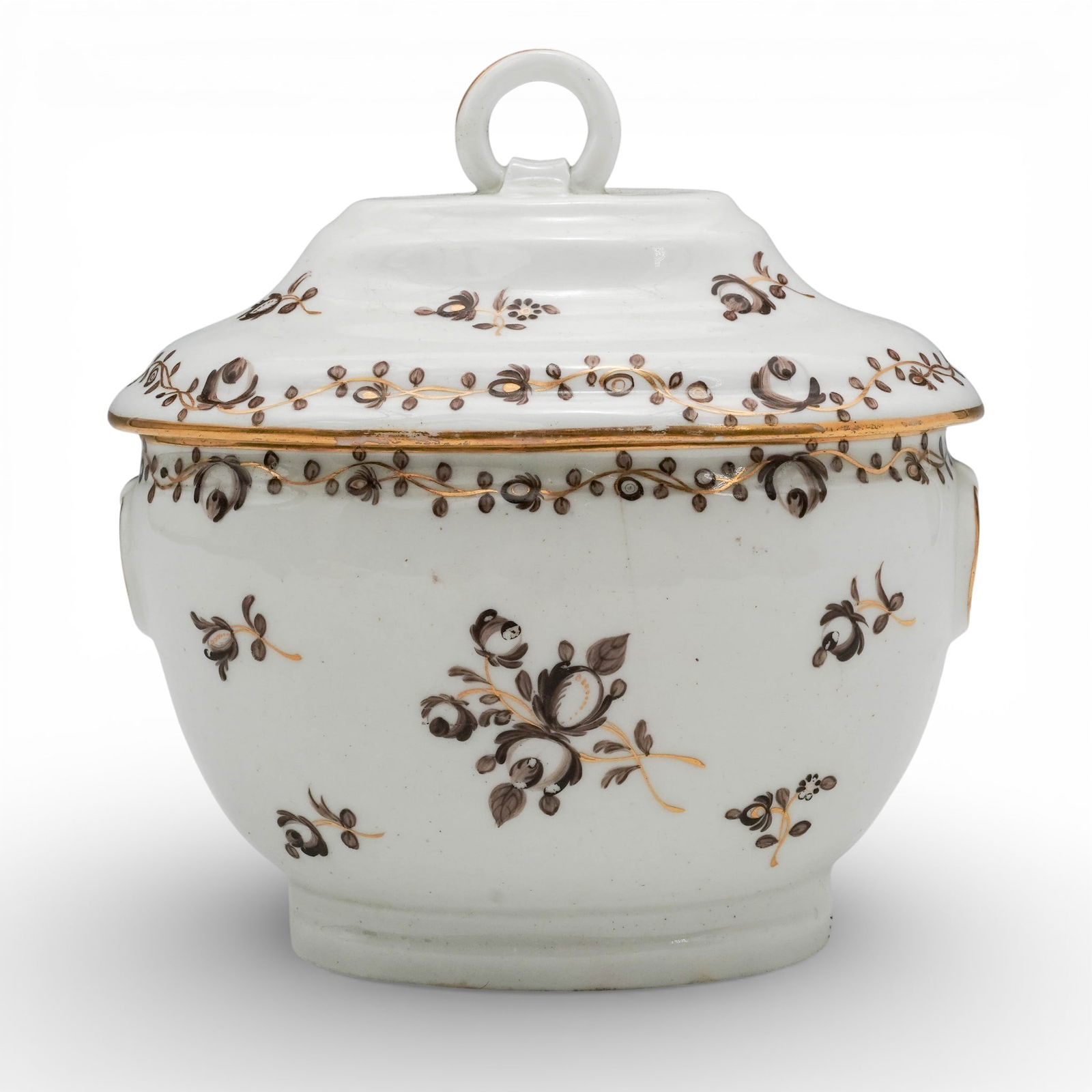 Antique Chinese Export Porcelain Sugar Jar (1 of 5)