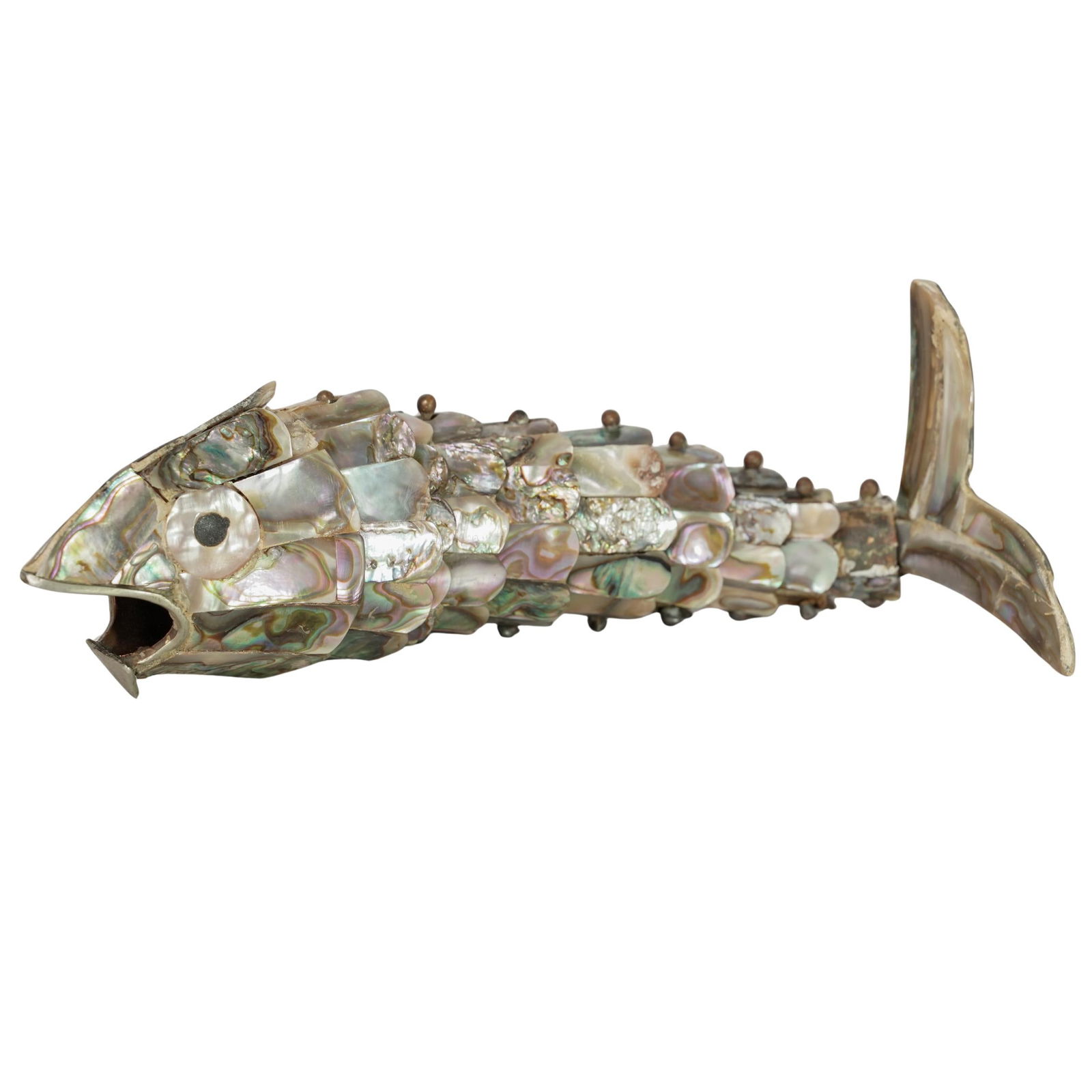 Castillo Style Articulated Mother-of-Pearl Fish Bottle Opener (1 of 7)