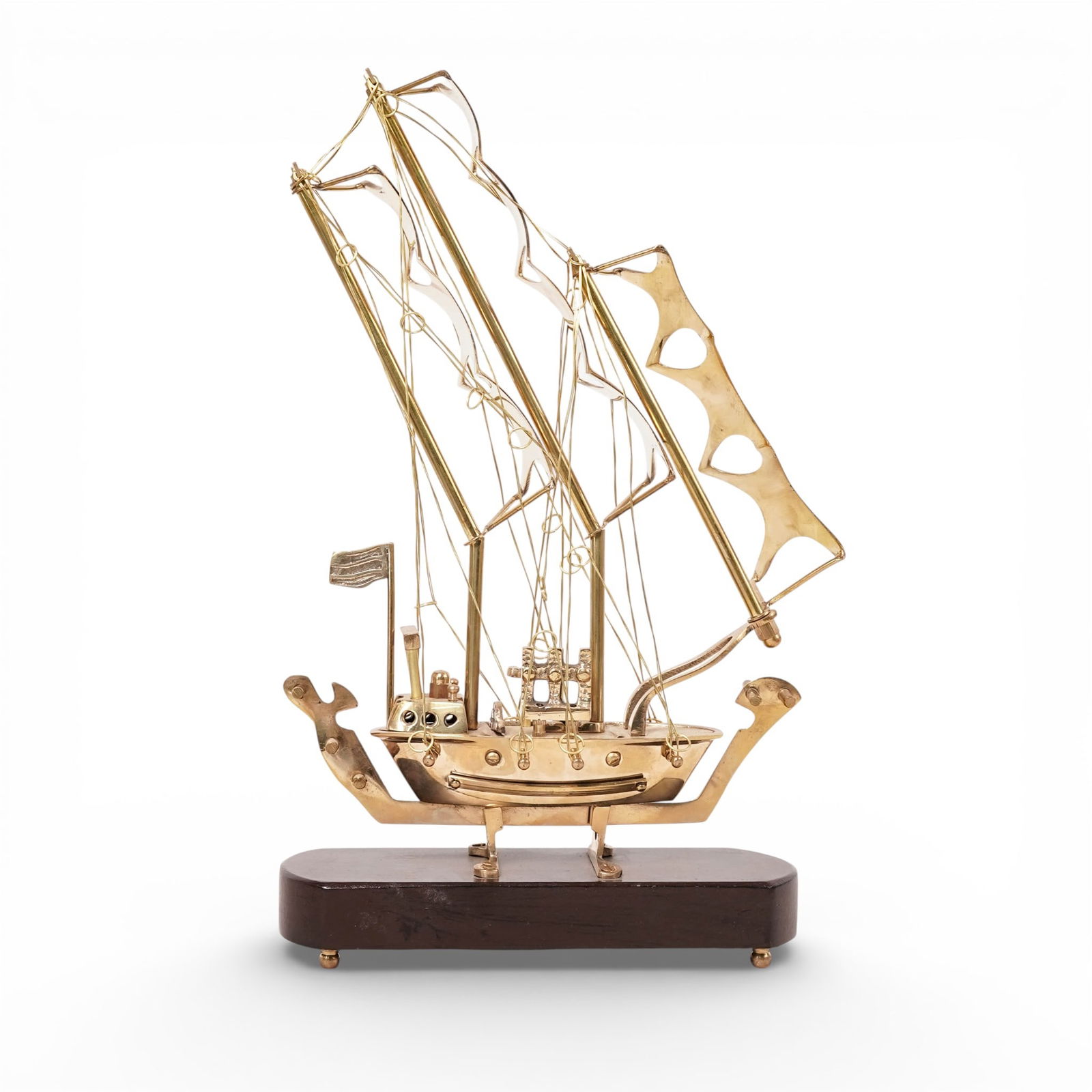 MCM Brass Nautical Model Ship - 3