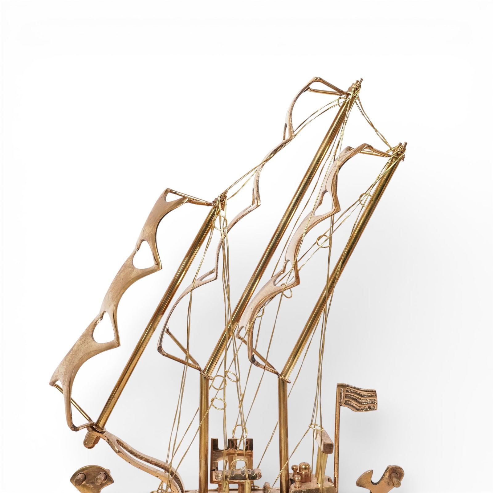 MCM Brass Nautical Model Ship - 6