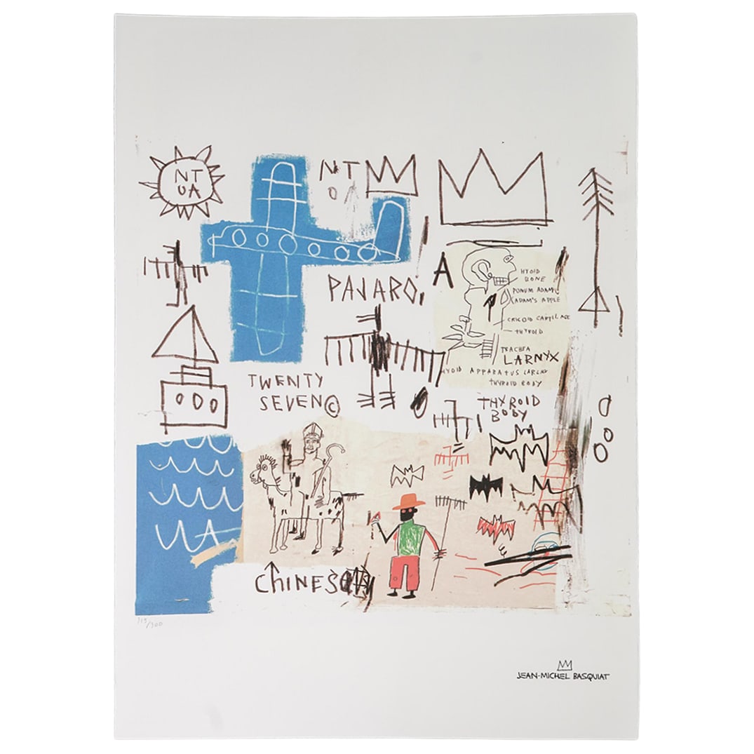 (2pc) Jean Michel Basquiat (USA, 1960–1988) Lithographs (1 of 5)