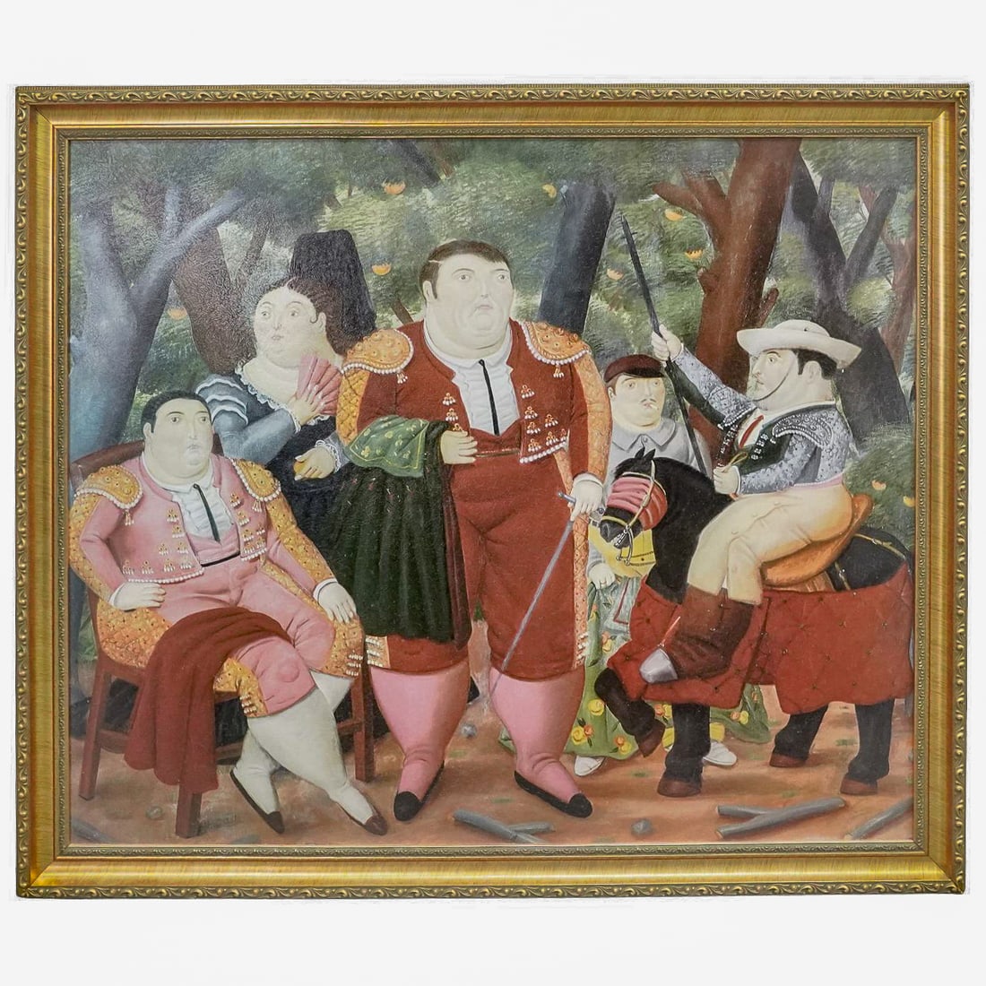 After Fernando Botero Giclee "El Zurdo y su Cuadrilla" (1 of 4)