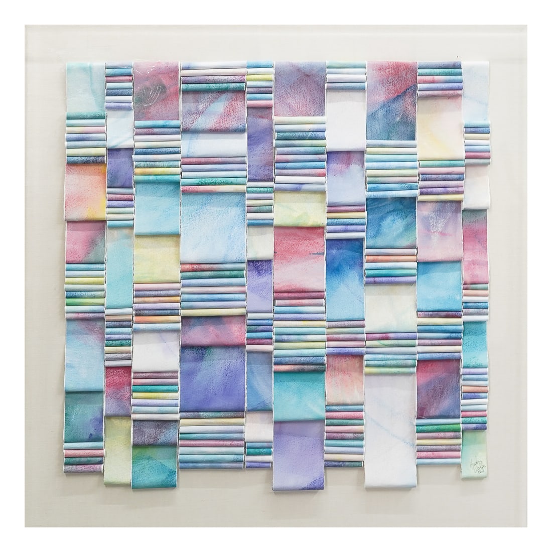 Kim Wolfe Mixed Media Fabric Collage Artwork (1 of 5)