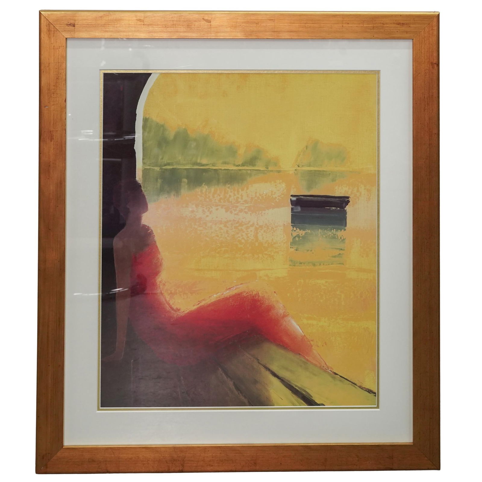 Emile Bellet (French 1941-2022) “D'or et de Reve?? Seriolithograph (1 of 3)