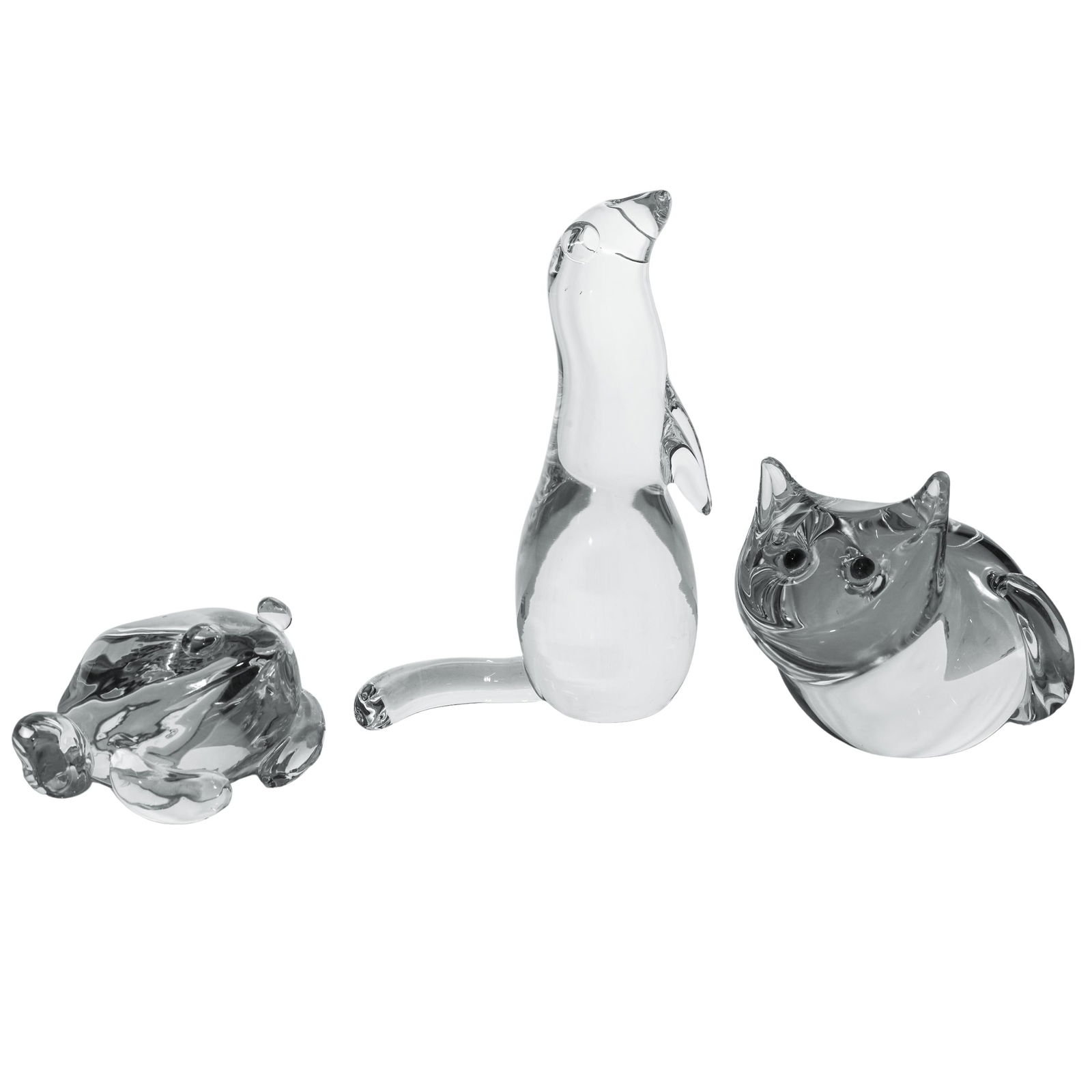 (3 pcs) Steuben Crystal Animals (1 of 6)