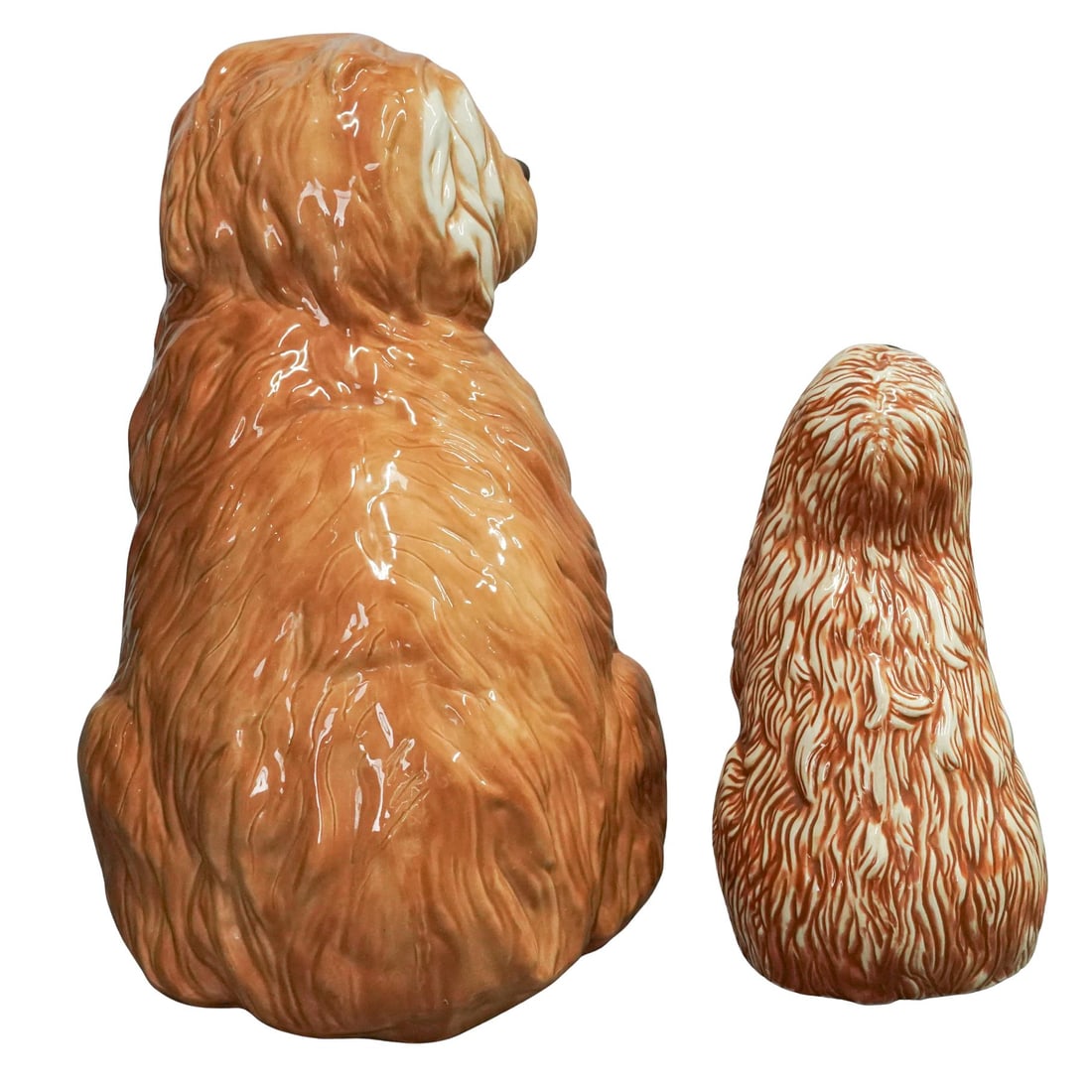(2 pcs) Signed "Gerry" Ceramic Sheepdogs - 3