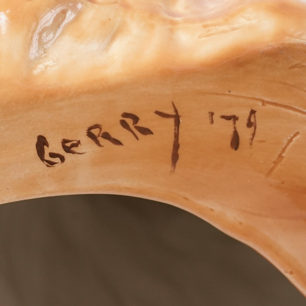 (2 pcs) Signed "Gerry" Ceramic Sheepdogs - 9