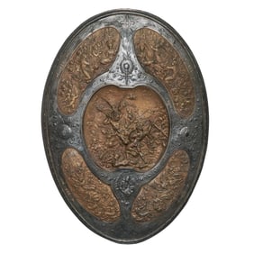 Antique Elkington & Co. Electrotype Milton Shield