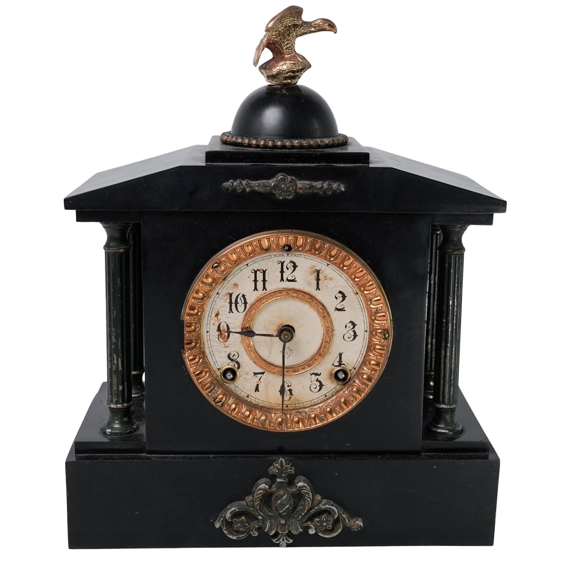 Antique Ansonia Clock Company Adamantine Mantle Clock (1 of 6)
