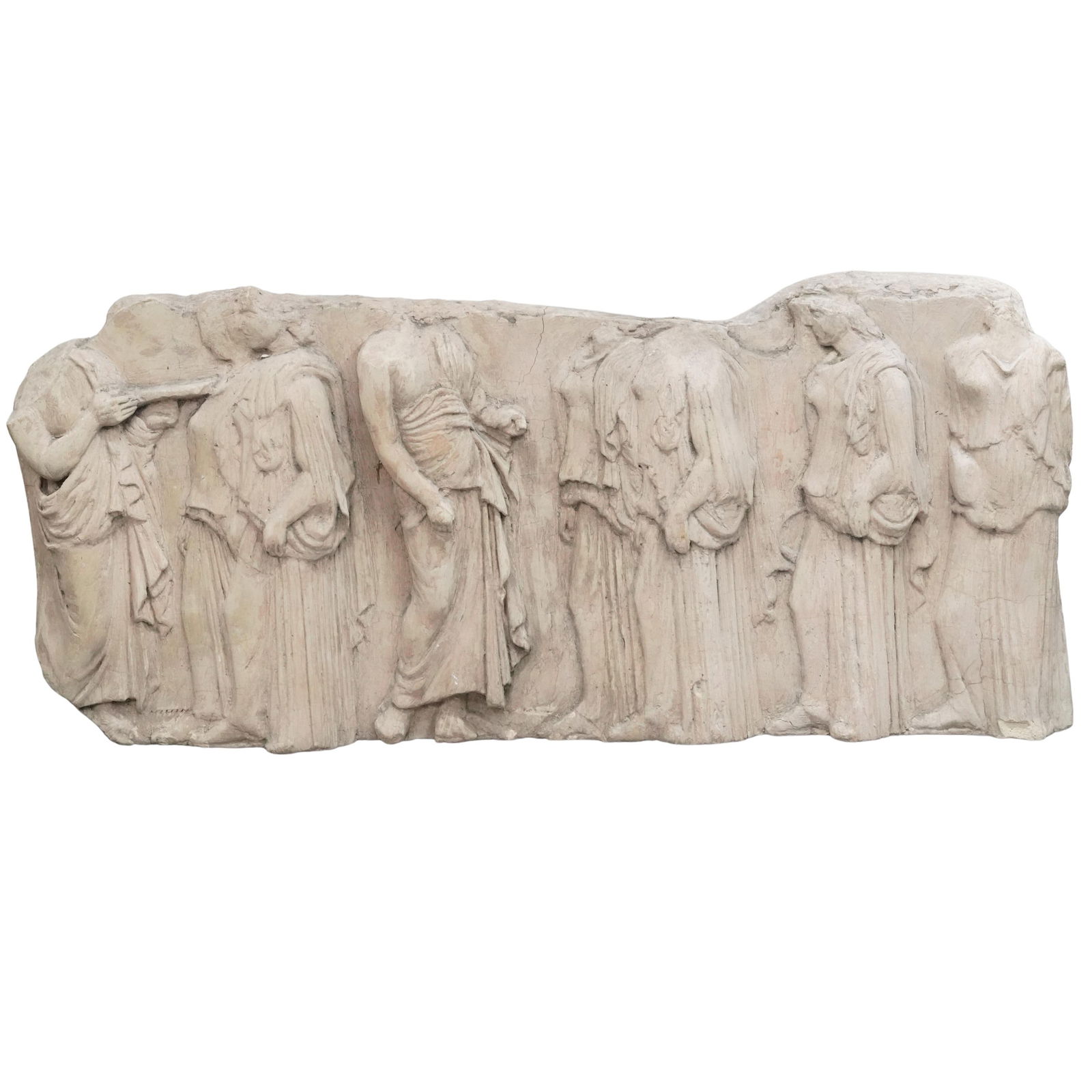 Large Cast Stone "Plaque of Ergastines" Replica (1 of 6)