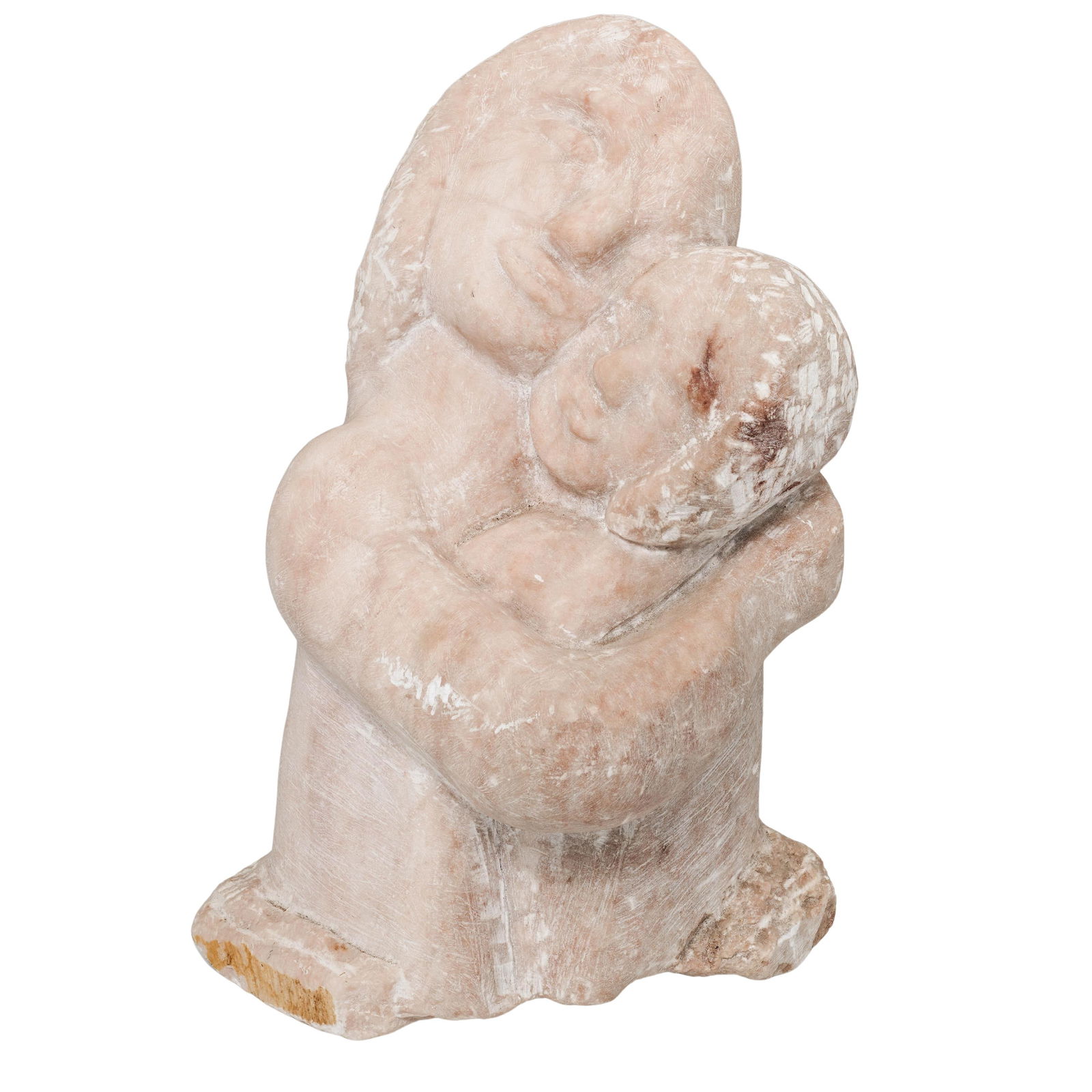 Signed Mother and Child Marble Door Stopper (1 of 6)