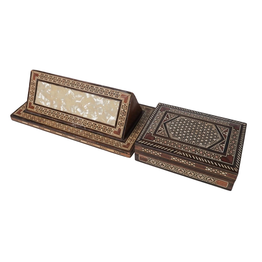 (2pc) Persian Khatamkari Box & Desk Accessory (1 of 5)