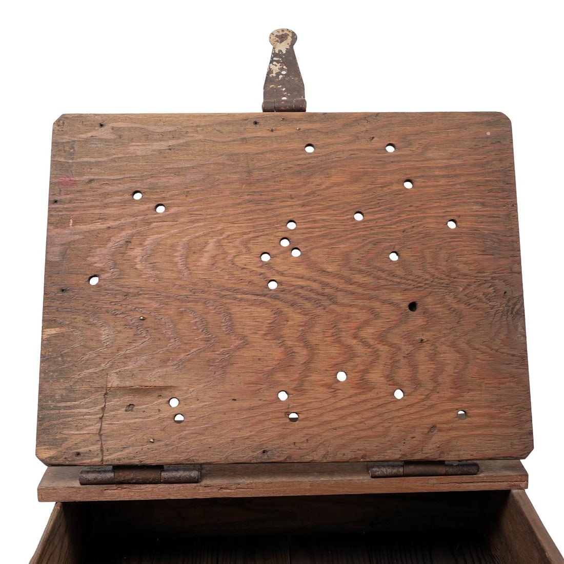 Antique Wooden Document Box - 5