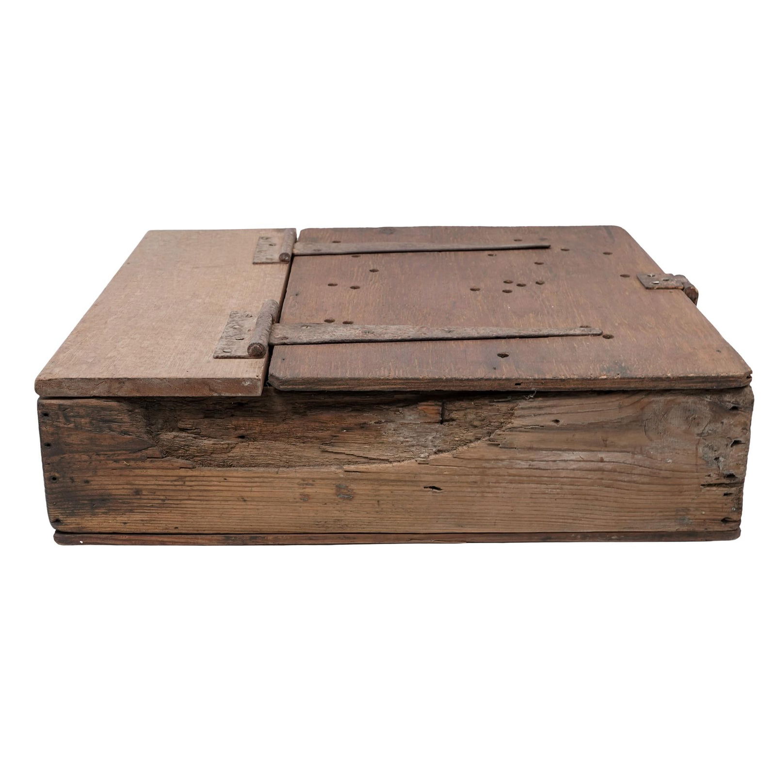 Antique Wooden Document Box - 7