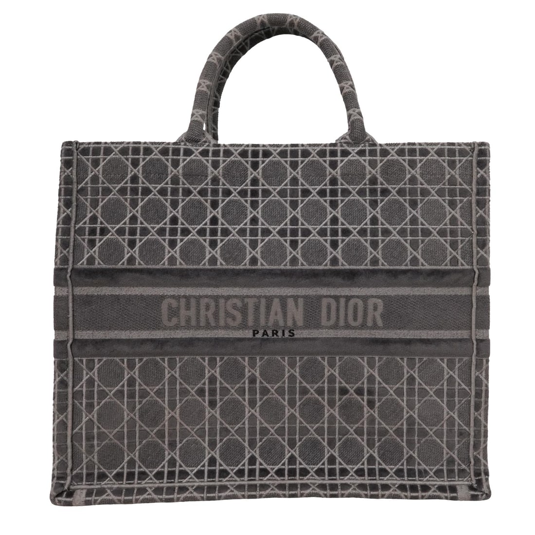 Large Christian Dior Cannage Book Tote Bag: Large Christian Dior Cannage Book Tote Bag2018. French, ItalianLarge Christian Cannage Dior Book Tote Bag model 50-MA-0158, introduced in Dior's 2018 collections, inspired by a 1967 archival drawing.
