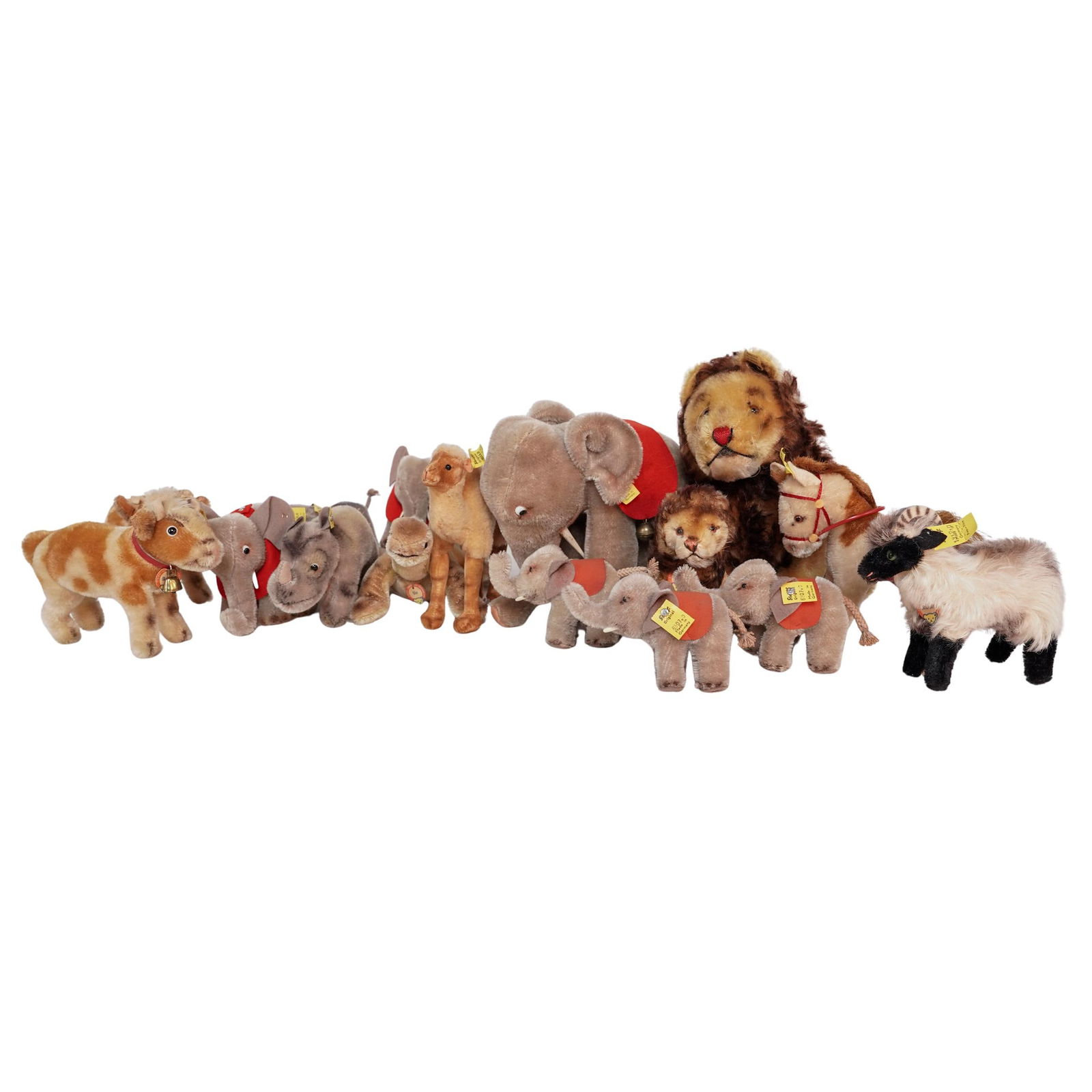 (17pc) Vintage Steiff Assortment Of Stuffed Animal Toys (1 of 4)