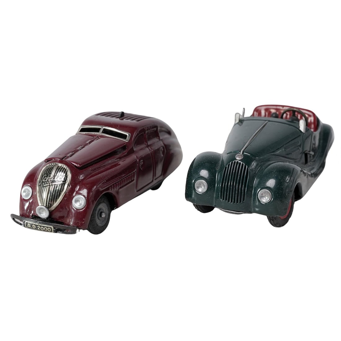 (2pc) Vintage Schuco Key Wound Toy Cars (1 of 12)