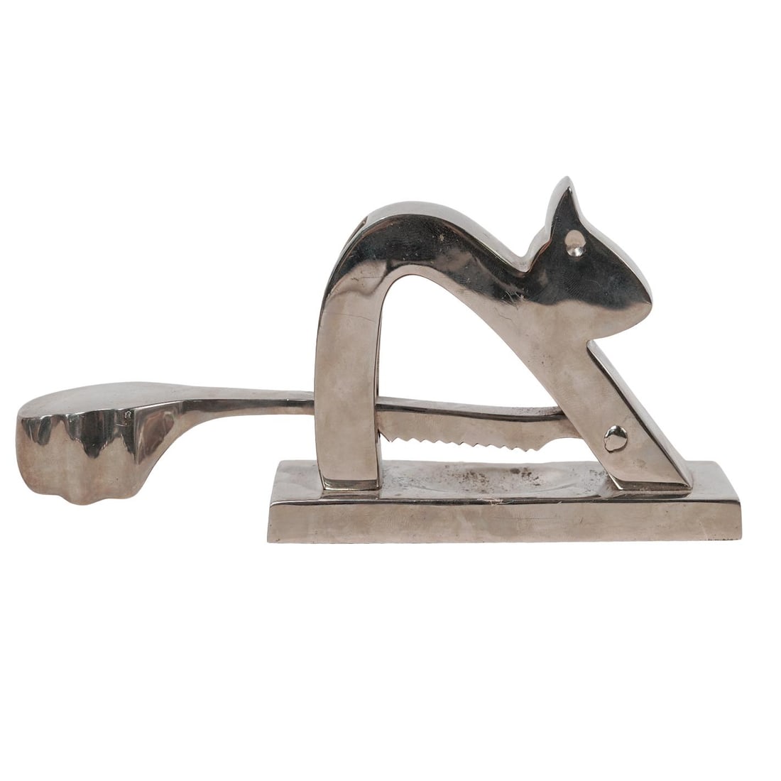 Chrome Squirrel Nutcracker - 3