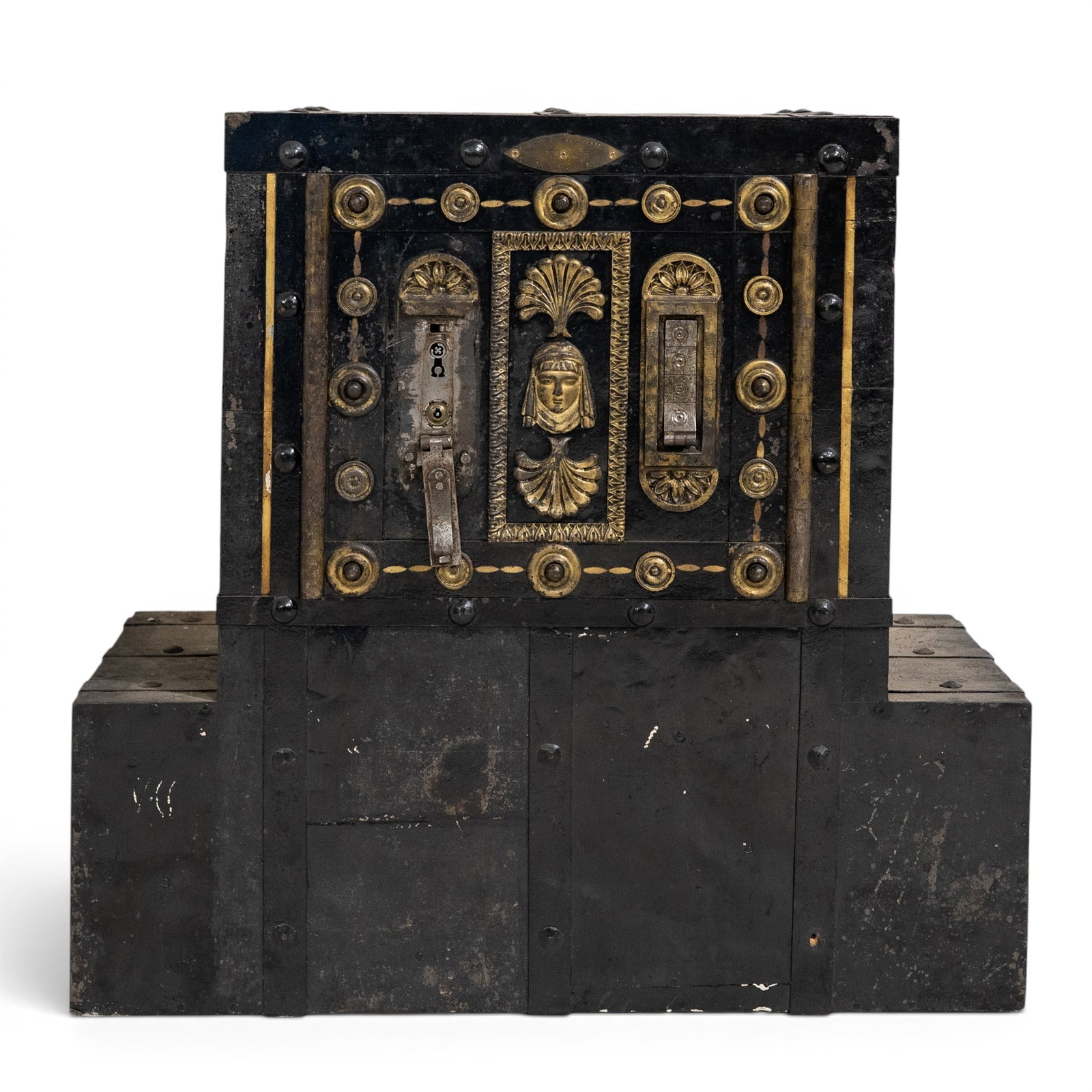 Antique Italian Hobnail Safe (1 of 9)