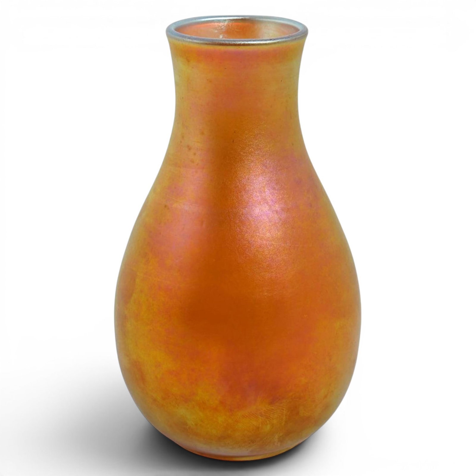 Steuben Glass Gold "Aurene" Iridescent Vase (1 of 3)