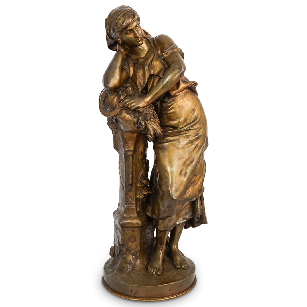 Mathurin Moreau (French, 1822-1912) "Awakening of Spring" Bronze (1 of 7)