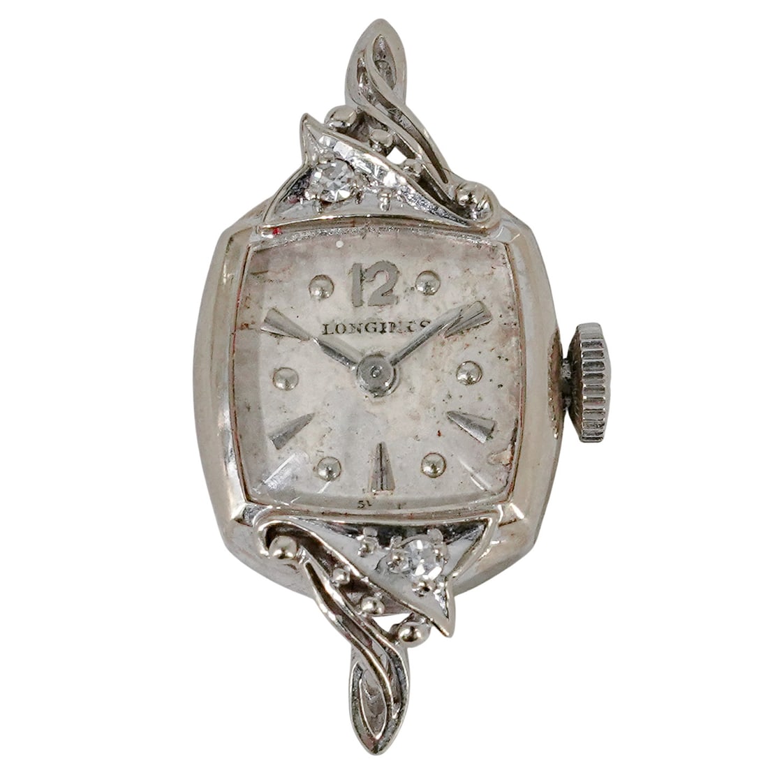 14K White Gold & Diamond Ladies Longines Watch (1 of 5)