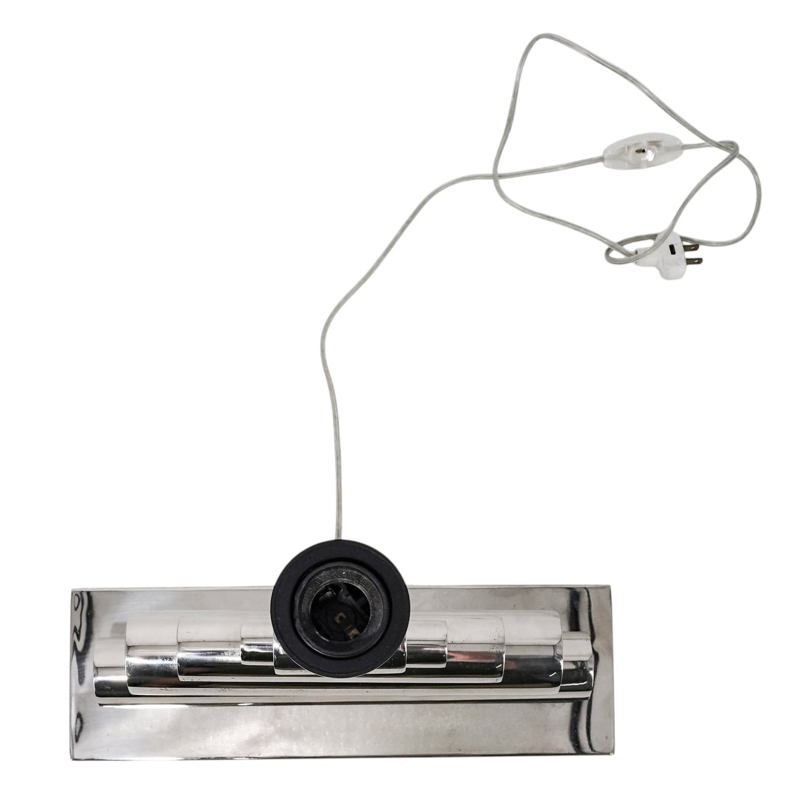 MCM Stacked Chrome Table Lamp - 5