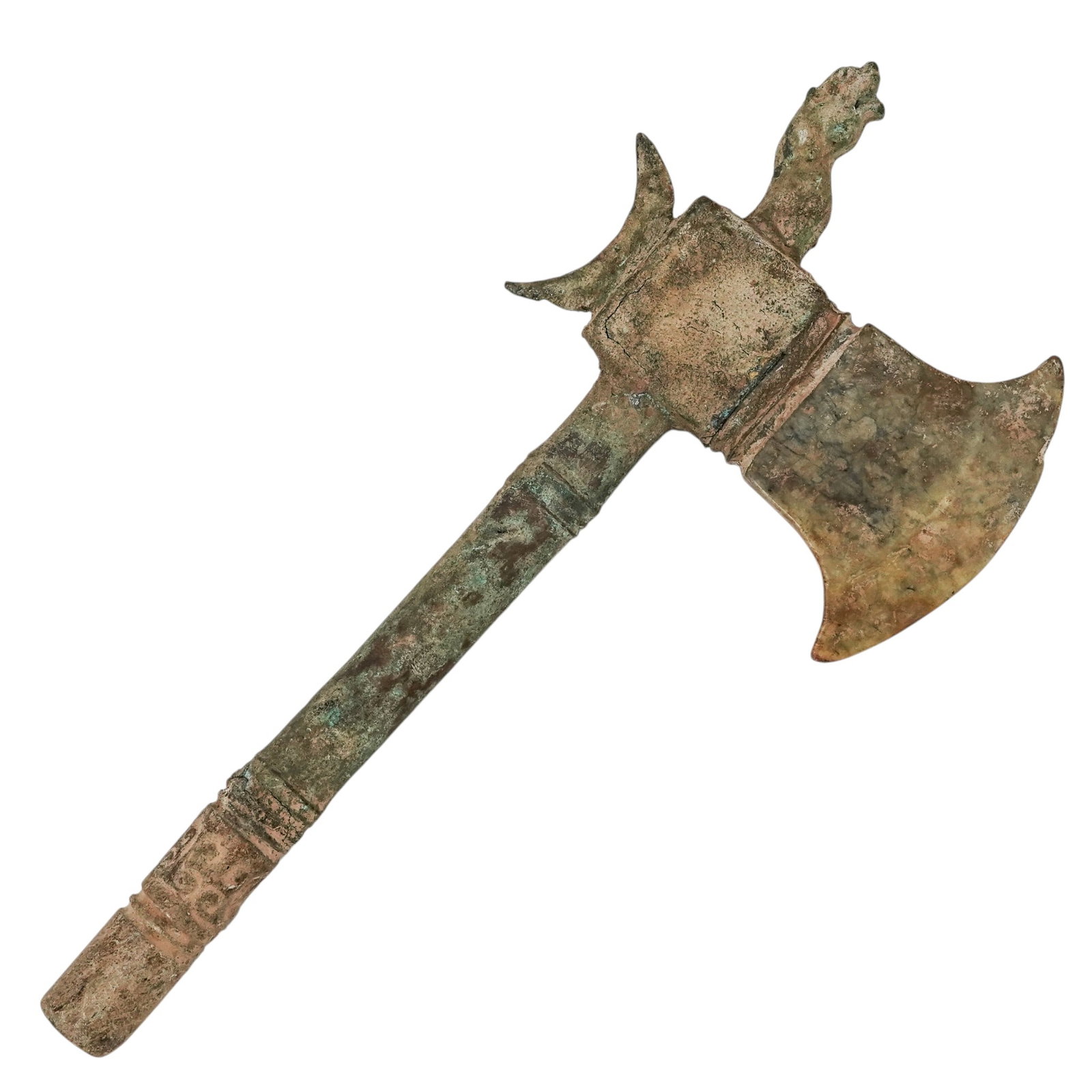 Archaic Style Chinese Ceremonial Jade Axe (1 of 6)