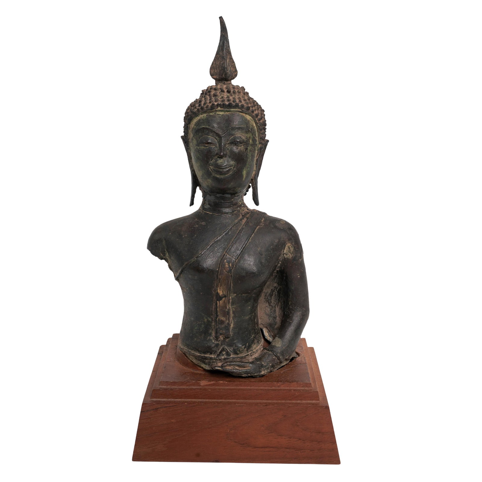 Important Thai Bronze Torso Sculpture of Buddha (1 of 15)