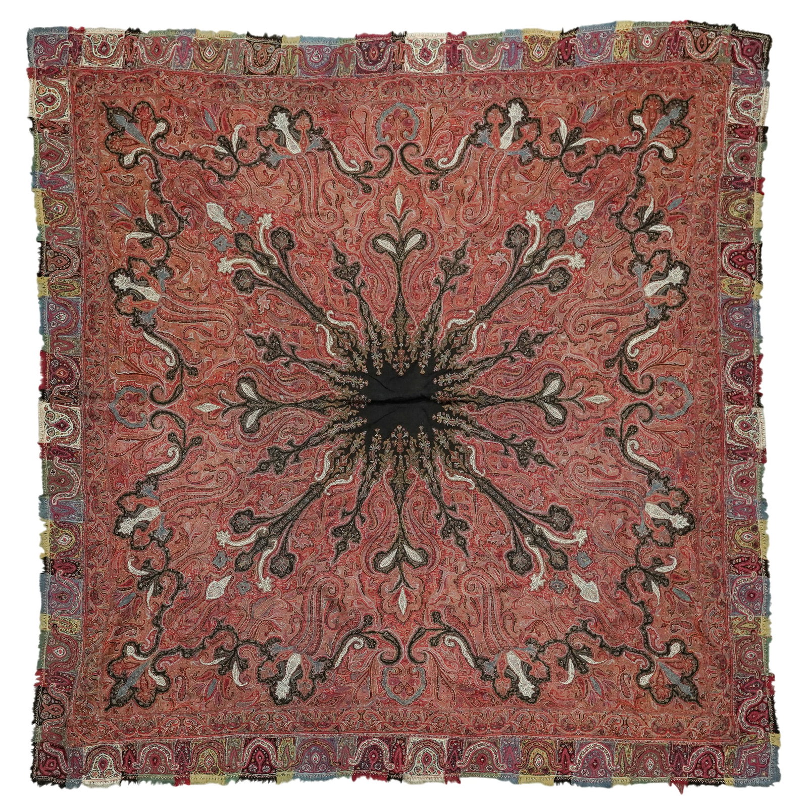 Antique Kashmiri Kani Paisley Shawl (1 of 4)