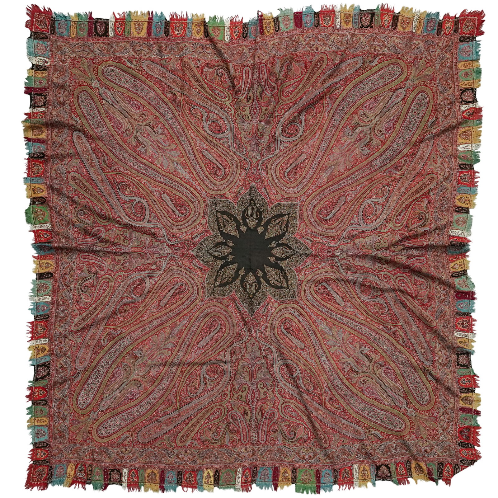 Antique Kashmiri Kani Paisley Shawl (1 of 5)