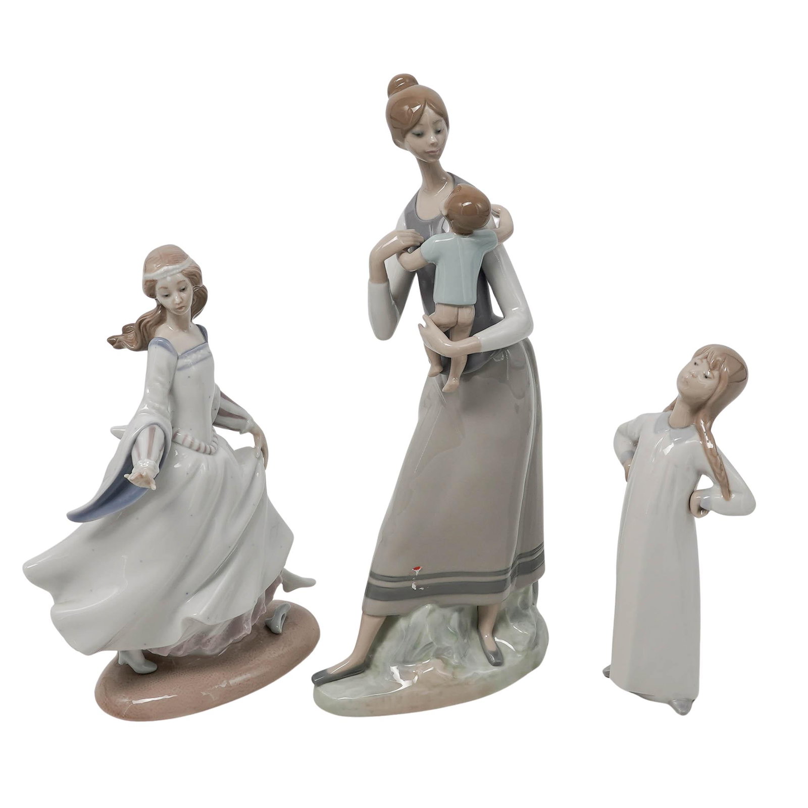 (3pc) Lladro Porcelain Figurine Group (1 of 12)