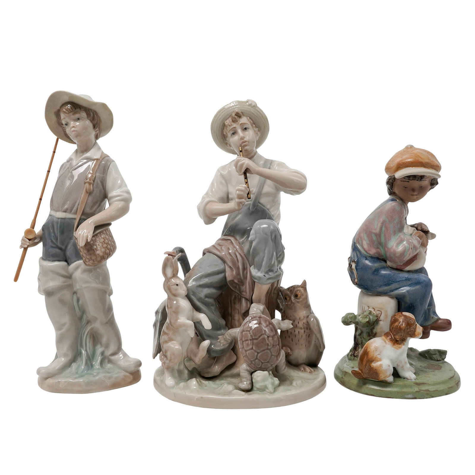 (3pc) Lladro & NAO Pastoral Porcelain Figurines (1 of 9)