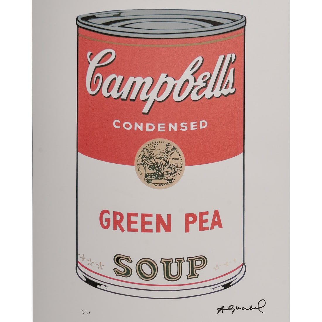 Andy Warhol (American, 1928-1987)"Green Pea Soup" Georges Israel Éditeur Print On Arches Paper (1 of 9)