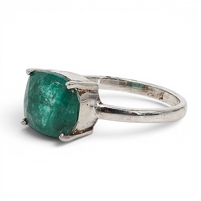Sterling Silver & Emerald Ring (1 of 7)