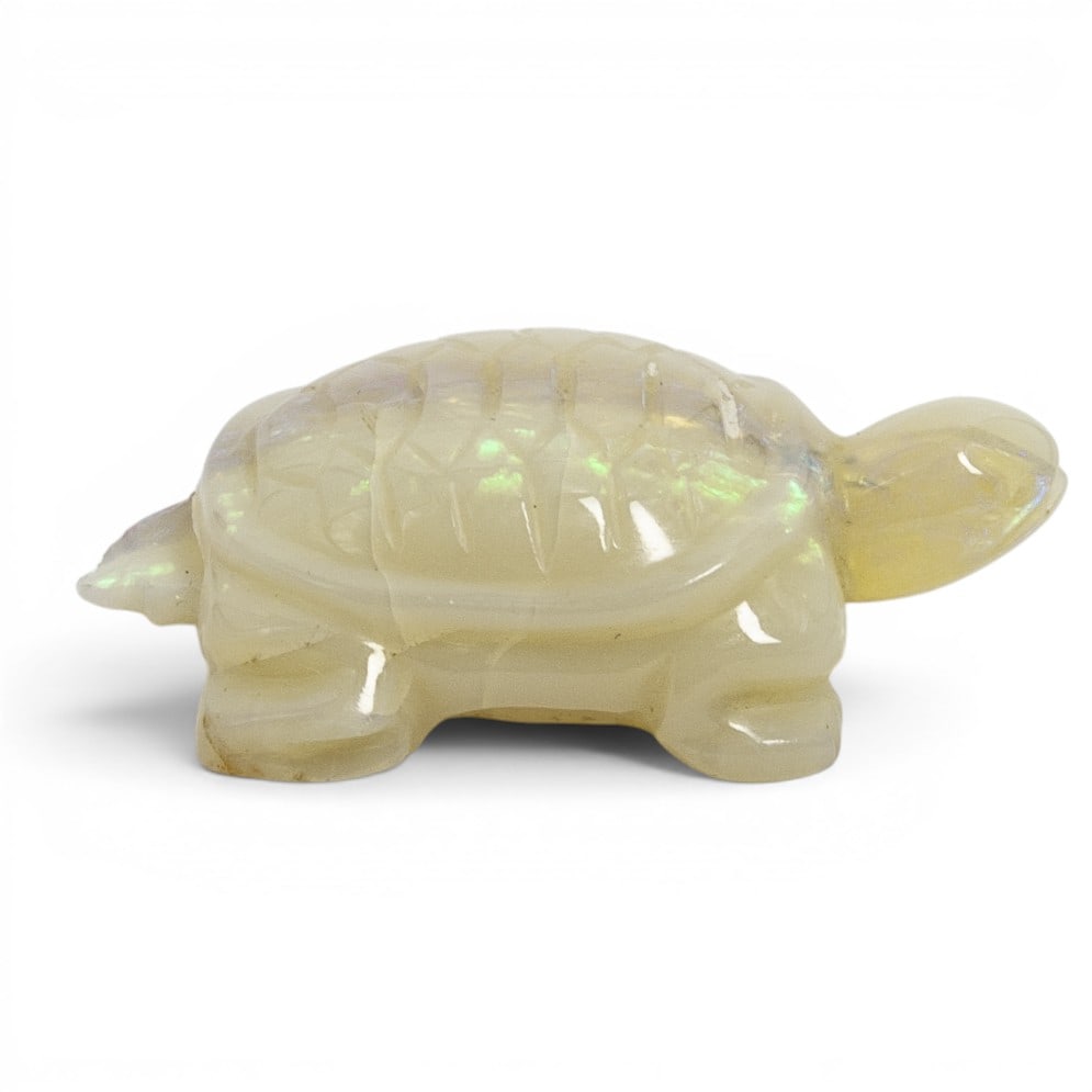 Miniature Carved Opal Turtle - 2