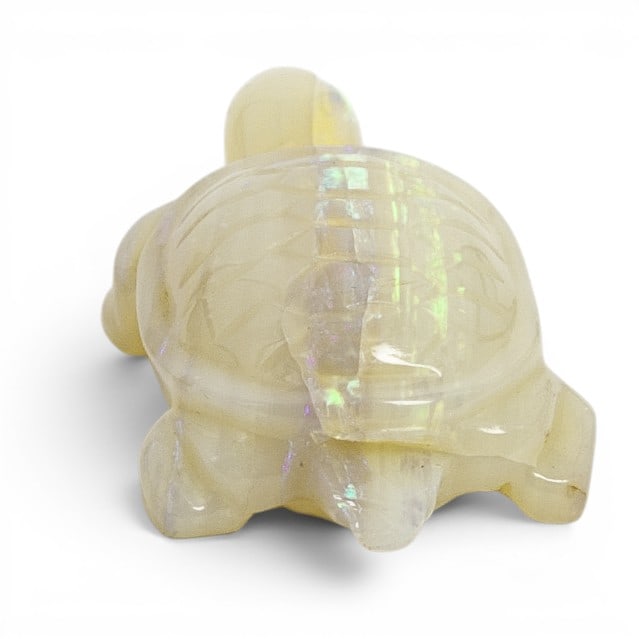 Miniature Carved Opal Turtle - 5