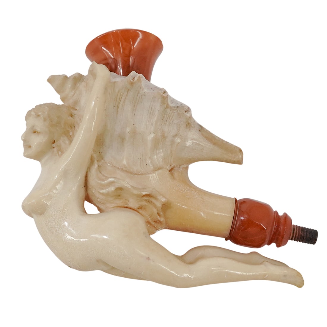 Antique Erotic Meerschaum Pipe Bowl (1 of 5)
