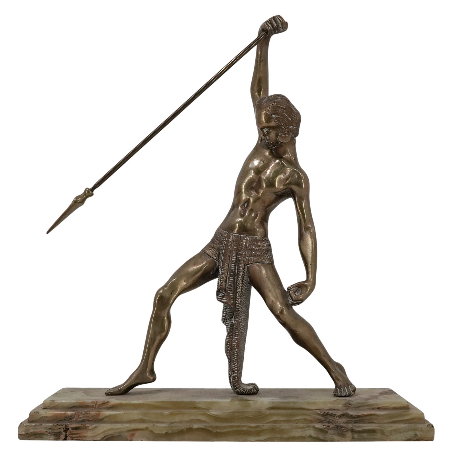 After Demetre Chiparus "The Hunter" Bronze Sculpture (1 of 5)