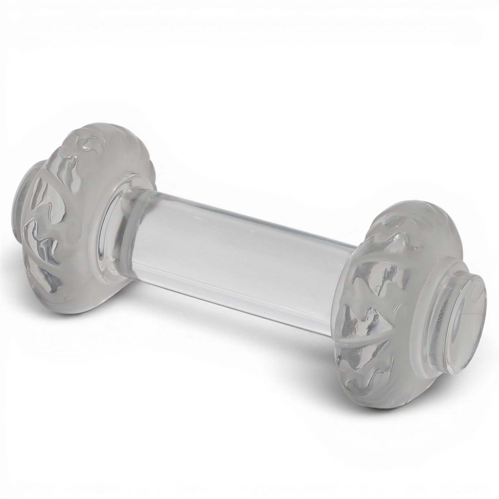Lalique "Saint Hubert" Frosted Crystal Knife Rest (1 of 5)