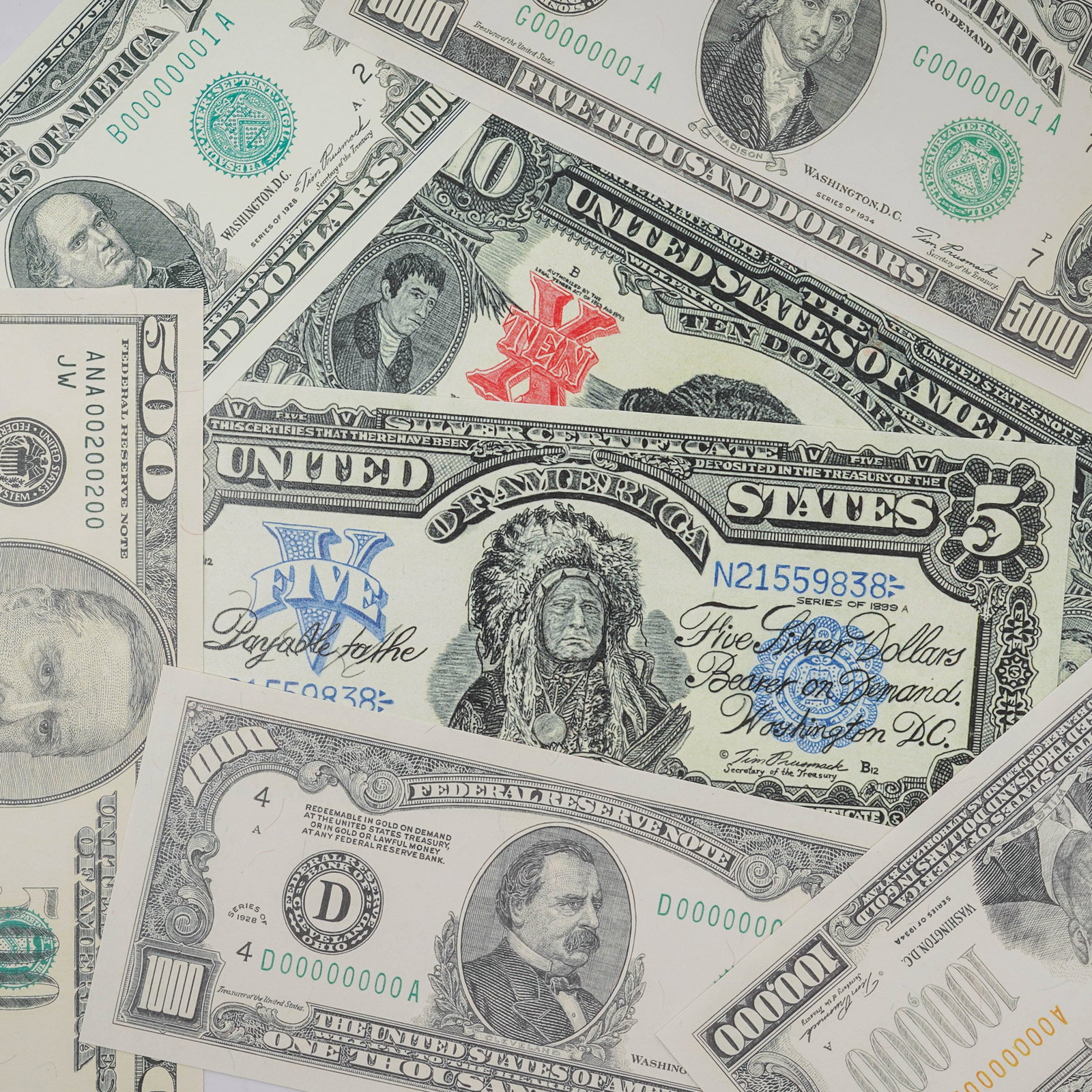 Tim Prusmack Art Money Notes - 2